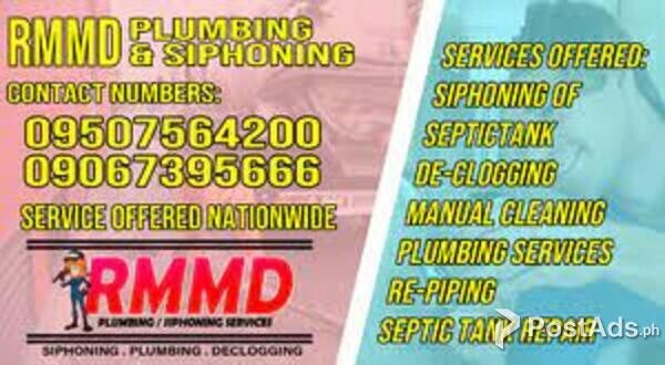 SAN ILDEFONSO ILOCOS SUR RMMD PLUMBING&SIPHONING SERVICES#09507564200