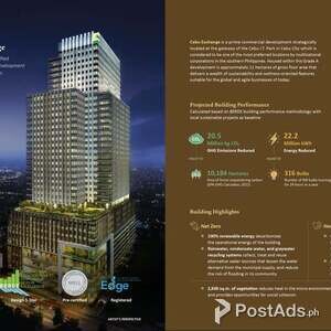 Office Space for Sale @CEBU EXCHANGE IT PARK LAHUG | PostAds PH
