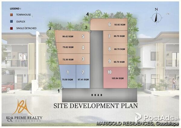 Pre-selling Townhouse Guadalupe Cebu Marigold Residences