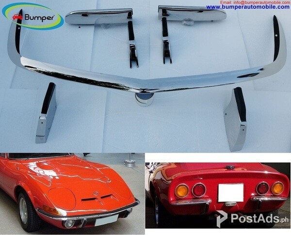 Opel GT bumper (1968–1973) by stainless steel 