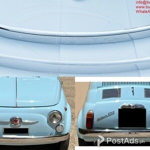 Fiat 500 bumper by stainless steel (1957-1975) | PostAds PH