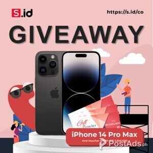 Free Apple iPhone 14 Pro Max Giveaway Regiser Now! | PostAds PH
