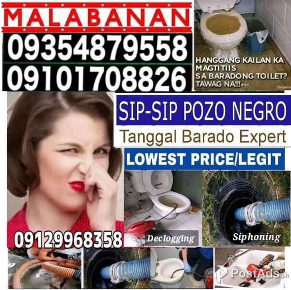 Malabanan Siphoning Septic Tank Cleaning De-clogging Services 