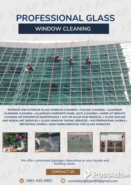 PROFESSIONAL WINDOW GLASS CLEANING – ILOILO