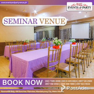 Rooms498 Seminar venue | PostAds PH