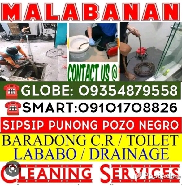 RRE PLUMBING SERVICES SIP-SIP POZO NEGRO MALABANAN 