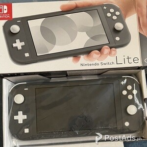 Brand New Nintendo Switch Lite - Gray with Game Card | PostAds PH