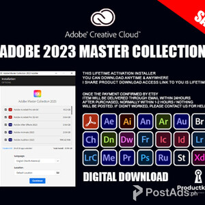 Adobe 2023 for Windows 10 | Windows 11 | Lifetime | Adobe Acrobat Pro | PostAds PH