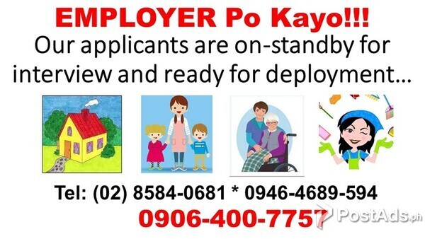 kasambahay maid yaya nanny oldsitter caregiver boy agency manila