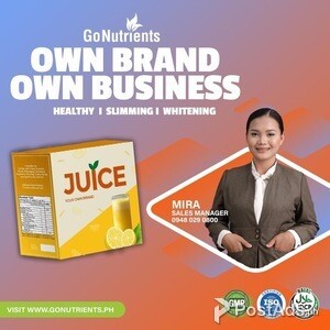 Your Own Brand Business by Gonutrients Manuf. | PostAds PH