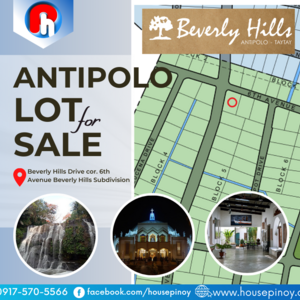 LOT FOR SALE ANTIPOLO Beverly Hills Subd CORNER LOT | PostAds PH