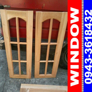 Kiln Dried Wooden French Window | PostAds PH