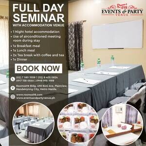 Full-day Seminar Package – Rooms498 | PostAds PH