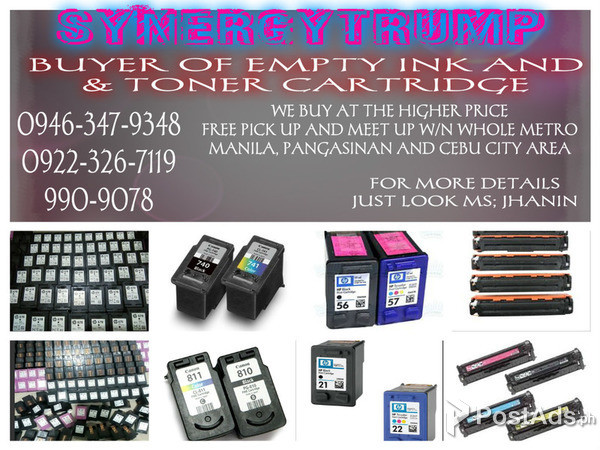 BUYER OF EMPTY AND TONER CARTRIDGE