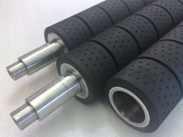 Rubberized Hubs and Rubberized Rollers