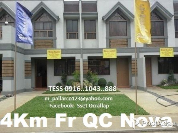 Rent 2 Own Semi Furnished TownHouse 4Km Away QC Novaliches 2 Caloocan
