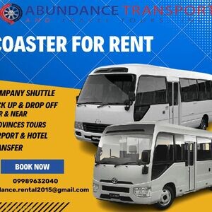 COASTER FOR RENT - MESSAGE OR CALL US AT 09989632040 | PostAds PH