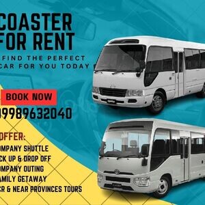 COASTER FOR RENT AT LWOEST PRICE- CALL OR MESSAGE US AT 09989632040 | PostAds PH