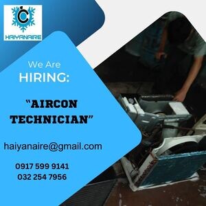 Wanted Aircon Techcians | PostAds PH