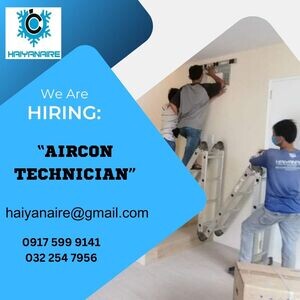 Haiyanaire Wanted Aircon Technicians- Cebu Assign | PostAds PH