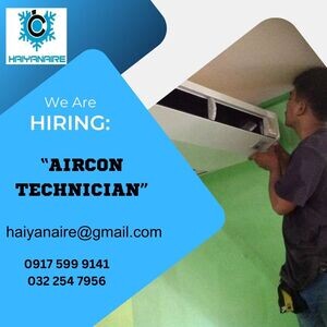 Haiyanaire Wanted Aircon Technician- Cebu Assign | PostAds PH