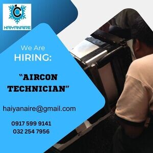 Cebu Haiyanaire Wanted Aircon Techcians | PostAds PH