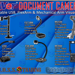 AVERVISION DOCUMENT CAMERA | PORTABLE USB FLEXARM MECHANICAL ARM VISUALIZER | PostAds PH