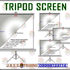 TRIPOD SCREEN | PROJECTOR SCREEN WITH STAND | PostAds PH
