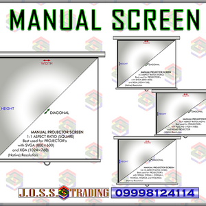MANUAL SCREEN | WALL SCREEN | PULL-DOWN PROJECTOR SCREEN | PostAds PH