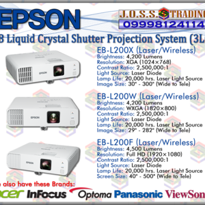 EPSON EB-L200X/EB-L200W/EB-L200F LASER / WIRELESS 3LCD PROJECTOR | PostAds PH