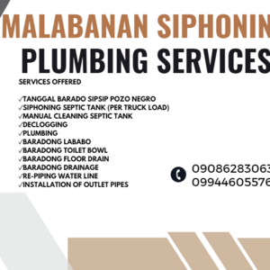 Laguna, Malabanan Siphoning Plumbing Services 09086283063 | PostAds PH