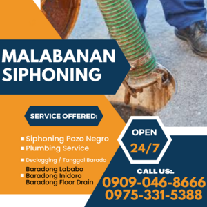LAS PIÑAS MALABANAN SIPHONING SERVICES 0975-331-5388 | PostAds PH
