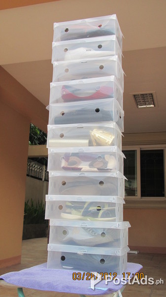 clear plastic mens shoe box