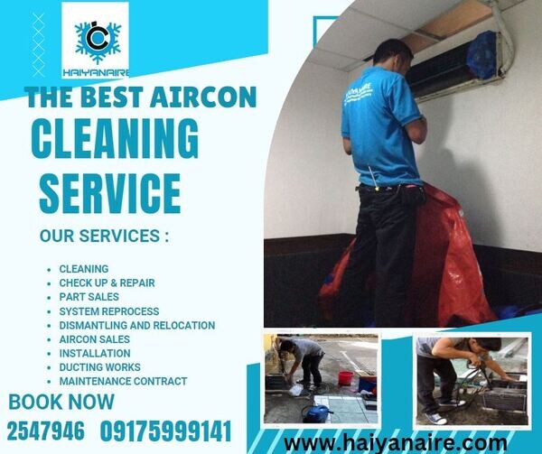 HAIYANAIRE Aircon Cleaning and Repair Services in Kalubihan Cebu City 