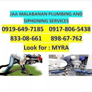 JAA MALABANAN SIPHONING AND PLUMBING SERVICES 09196497185* Biñan Laguna | PostAds PH