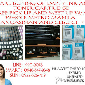 WE ARE BUYING OF EMPTY INK AND TONER CARTRIDGE | PostAds PH
