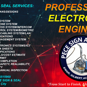 PROFESSIONAL ELECTRONICS ENGINEER (PECE) SIGN AND SEAL | PostAds PH