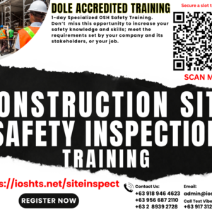 Construction Site Safety Inspection Training DOLE Accredited Training | PostAds PH