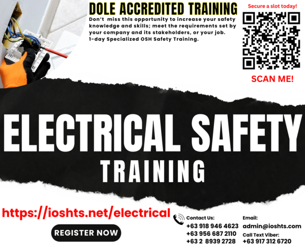 Electrical Safety Training DOLE Accredited