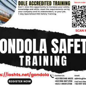 Gondola Safety Training DOLE Accredited Specialized Training | PostAds PH