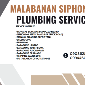 Malabanan Siphoning Plumbing Services Zambales 09086283063 | PostAds PH