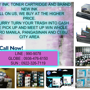 EMPTY INK_TONER CARTRIDGE AND BRAND NEW INK BUYER | PostAds PH