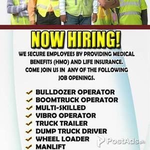 Heavy Equipment Operator | PostAds PH