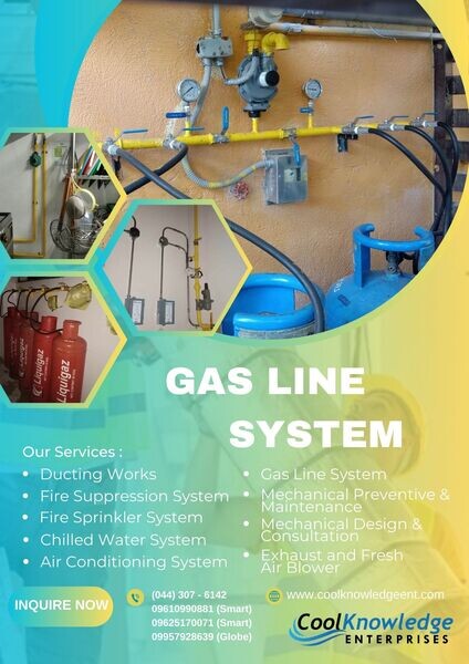 GAS LINE SYSTEM (SUPPLY AND INSTALLATION) - BULACAN, MEYCAUAYAN