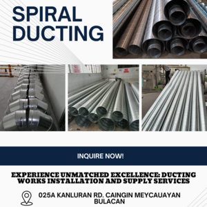 Spiral Ducting Installation! Meycauayan Bulacan | PostAds PH