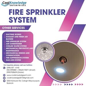 Fire Sprinkler System {We Provide Installation Services In Quezon City | PostAds PH