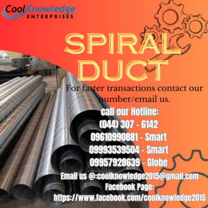 Spiral Duct We Supply !! Install !! | PostAds PH