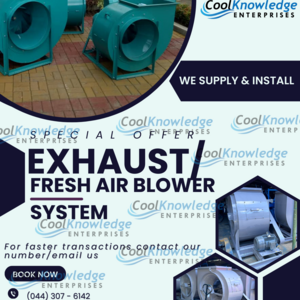 Exhaust / Fresh Air Blower System We Supply !! We Install !! | PostAds PH