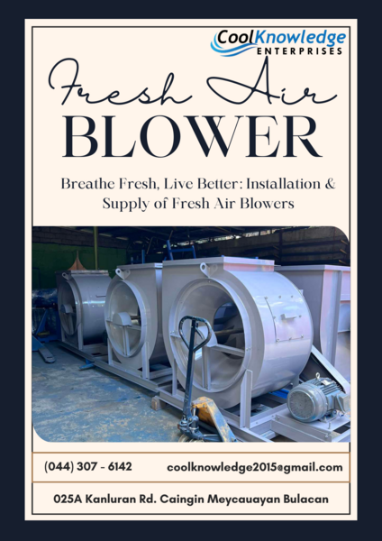 Installation Of Fresh Air Blower (Nationwide Services)