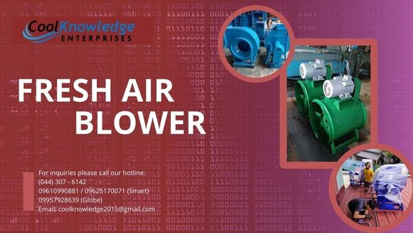 FRESH AIR BLOWER -PHILIPPINES WE SUPPLY & INSTALL